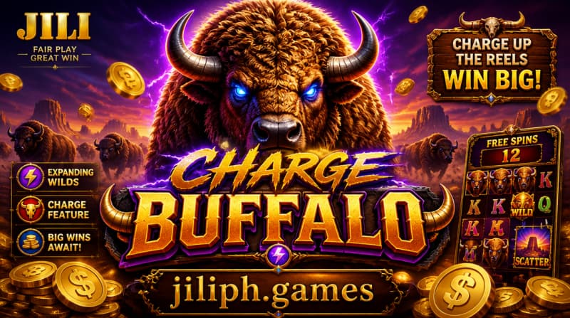 Charge_Buffalo_Desert_Sunset